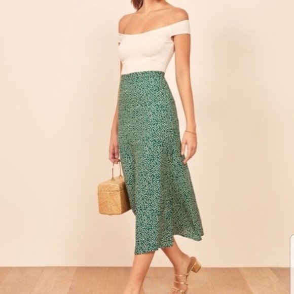 Reformation Dresses & Skirts - REFORMATION BEA MIDI SKIRT IN WYOMING SZ. 6